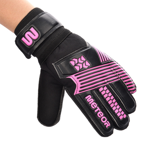 Meteor Catch goalkeeper gloves 7 black/pink