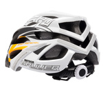 Kask rowerowy Meteor Gruver M 55-58 cm biały/czarny/pomarańczowy
