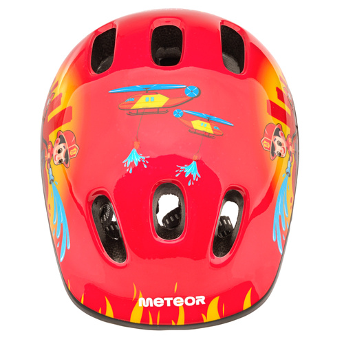 Kask rowerowy dla dzieci Meteor MV6-2 S 48-52 cm Fire