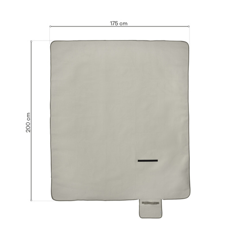 Picnic Blanket Meteor XL 175x200 cm grey-beige