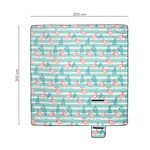Picnic Blanket Meteor 2XL 200x200 cm flamingos