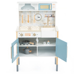 Wooden kitchen with accessories