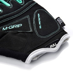 Bike gloves Meteor Gel GX37 XXL white/mint