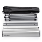 Meteor Bankada folding table silver
