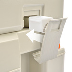 Portable toilet Meteor 20 l cream