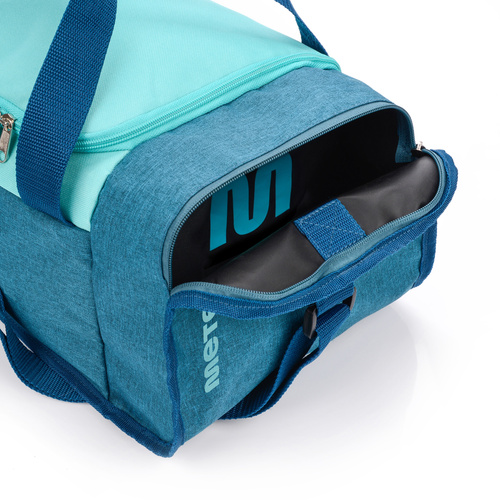 Torba fitness Meteor Nepr 20 l niebieski/miętowy