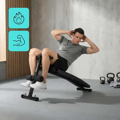 Exercise bench Meteor, incline, for sit-ups, up to 150 kg