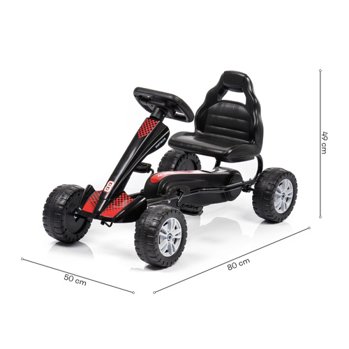 Gokart na pedały Meteor GM/1801 czarny