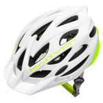 Kask rowerowy Meteor Marven M 55-58 cm biały/neonowy zielony
