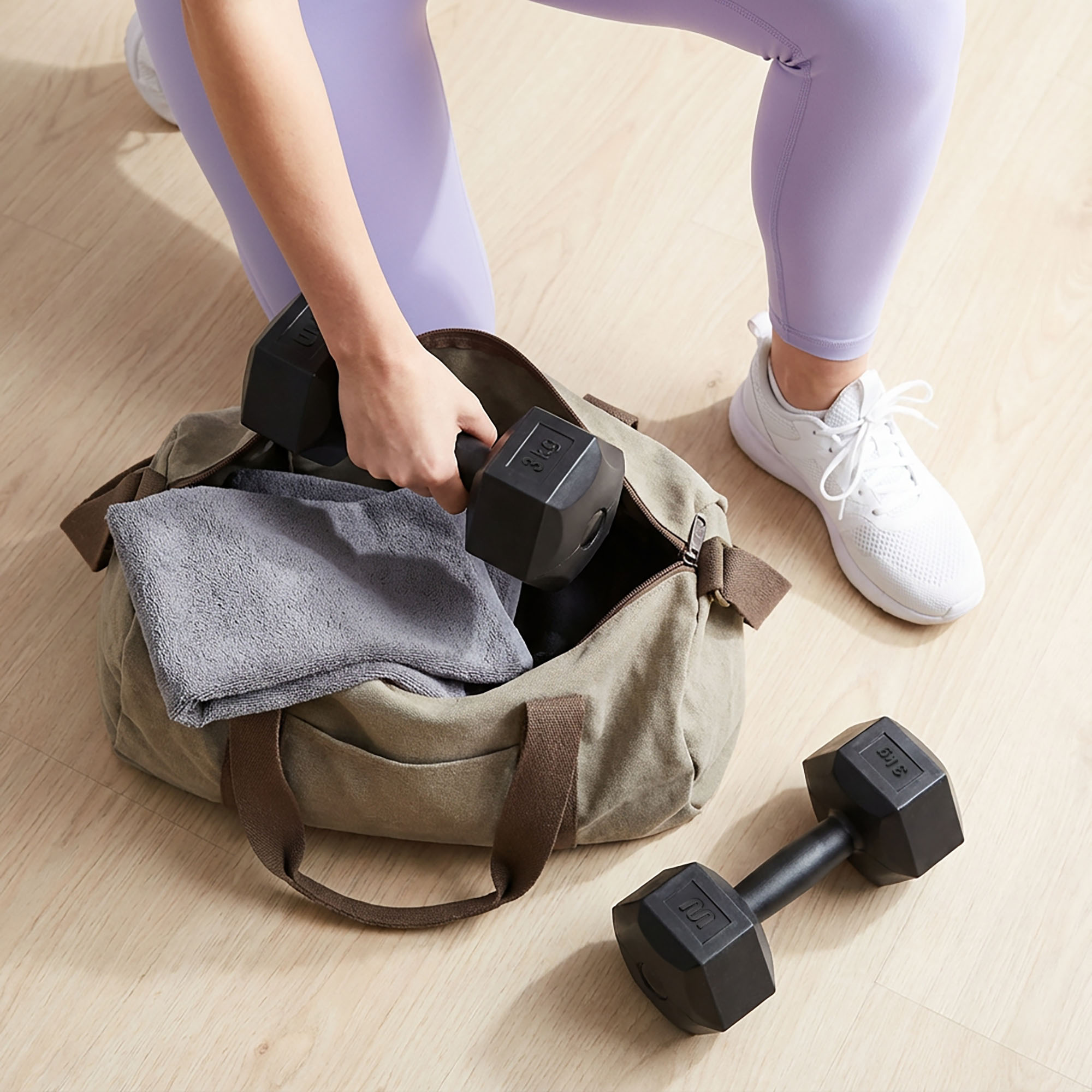 Cement dumbbell set 2x3 kg Meteor