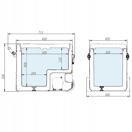 Portable refrigerator Meteor TSW50