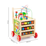 Wooden Walker – manupulative cube multicolour