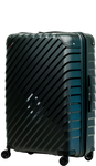 Duża walizka SwissBags Diamond cut 76 cm metaliczny czarny