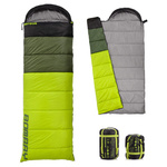Sleeping bag Meteor Bombay L green/black