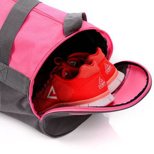 Fitness bag Meteor Siggy 25 l pink/grey