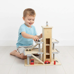 Wooden car parking garage