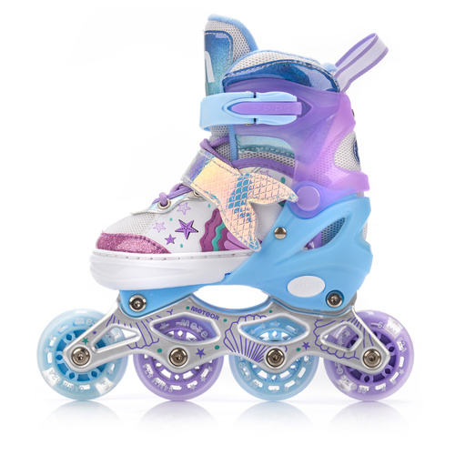 Rolki 4w1 Meteor dla dzieci M 34-37 Mermaid