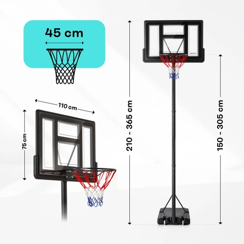 Meteor Kansas Basketball Set 150-305 cm