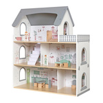 Drewniany domek dla lalek