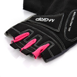 Bike gloves Meteor Gel GX34 XS grey-pink
