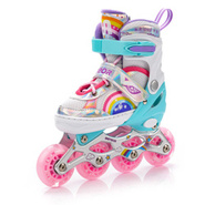 Rolki 4w1 Meteor dla dzieci S 30-33 Rainbow