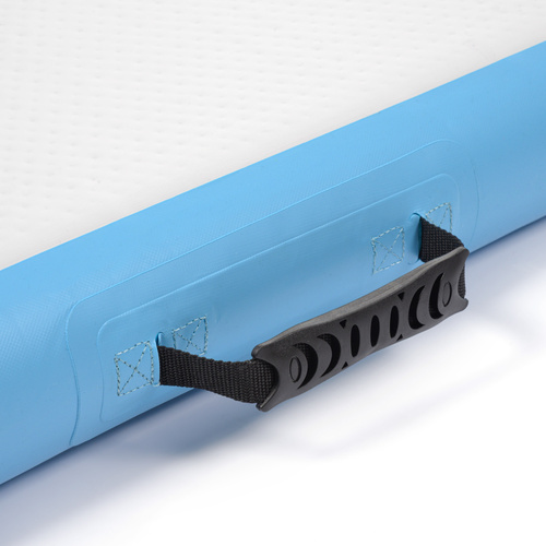 Inflatable air track Meteor 500 cm light blue