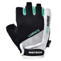Bike gloves Meteor Gel GX37 S white/mint