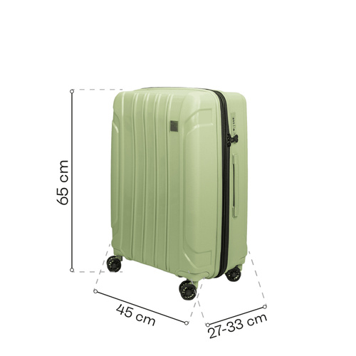 SwissBags Tourist medium case 65 cm green