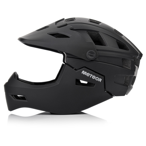 Full-face bicycle helmet Meteor Hydra M 55-58 cm black