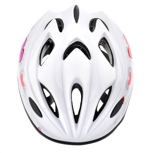 Kask rowerowy dla dzieci Meteor KS07 S 48-52 cm Hearts