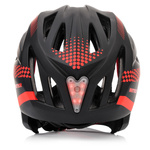 Full-face bicycle helmet Meteor Lupus S 48-52 cm black/red