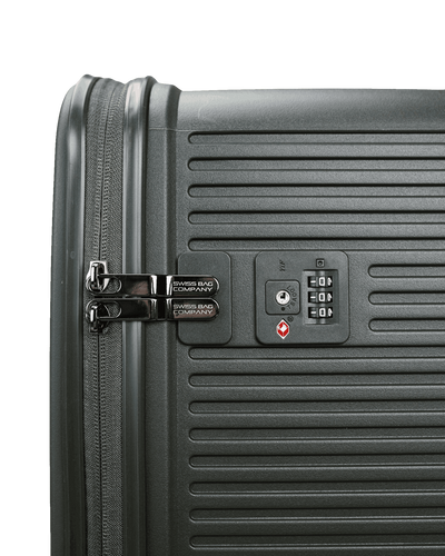 Duża walizka SwissBags Magna 78 cm zielony