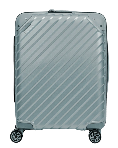 Swissbags Diamond cut cabin case 55 cm metallic blue