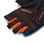 Bike gloves Meteor Gel GX36 M blue/orange
