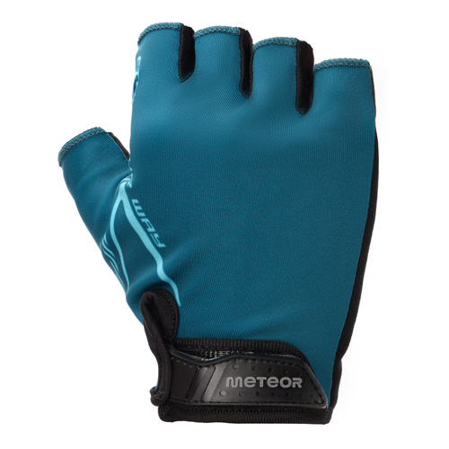 Bike gloves Meteor MX11 L dark blue/light blue