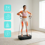 Meteor Vibration Platform for Exercise – Remote Control, Resistance Bands, 160 kg Capacity
