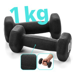 Cast iron dumbbell set 2x1 kg Meteor