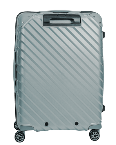 SwissBags Diamond cut medium case 67 cm metallic blue