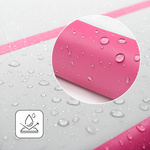 Inflatable air track Meteor 400 cm pink