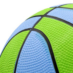 Piłka do koszykówki Meteor Layup 3 niebieski/zielony