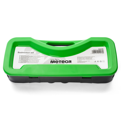 Zestaw do badmintona Meteor Serve miętowy