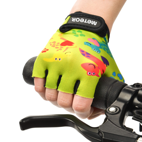 Meteor Kids M Dino cycling gloves