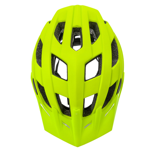 Kask rowerowy Meteor Street L 58-61 cm neonowy żółty