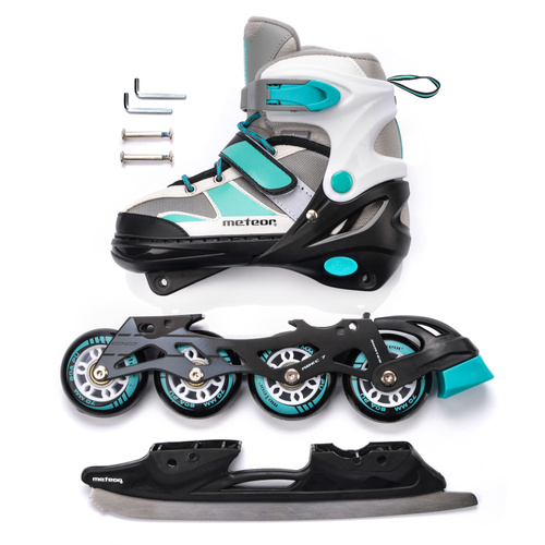 Inline skates Meteor 2in1 S 30-33 mint