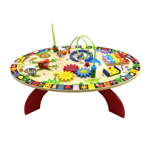 Wooden educational table