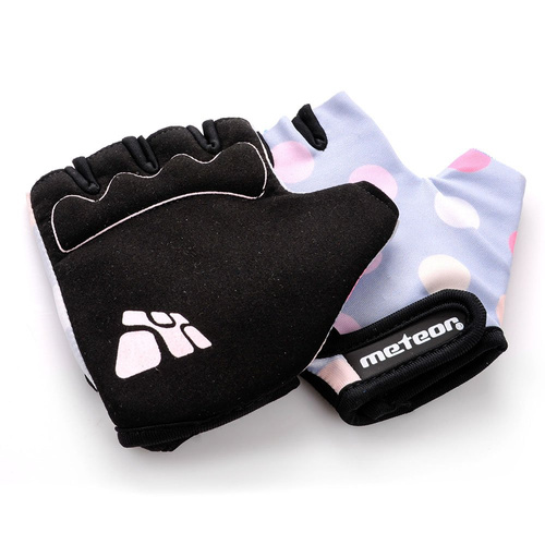 Cycling gloves METEOR Kids Dots M