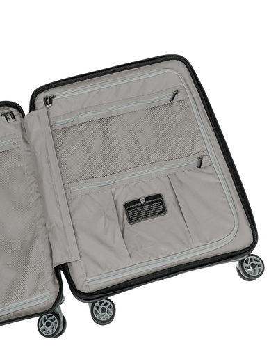 Walizka kabinowa SwissBags Diamond cut 55 cm metaliczny niebieski