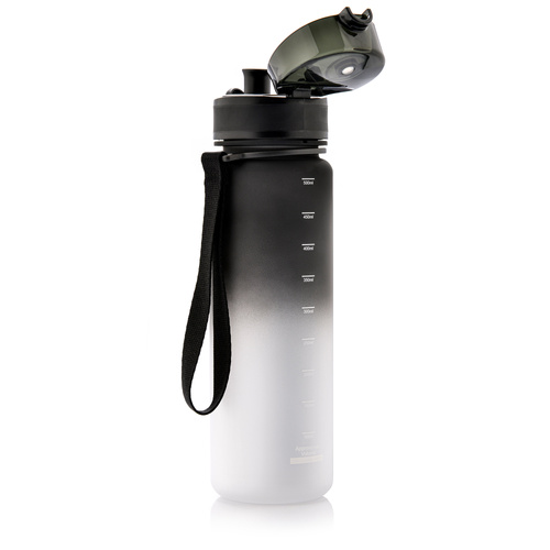 Meteor sports water bottle 500 ml black/white