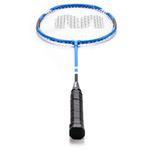 Badminton Set Meteor 2 rackets, 6 ailerons blue