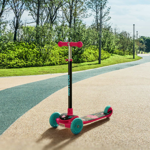 Three-wheel scooter Meteor Funny pink